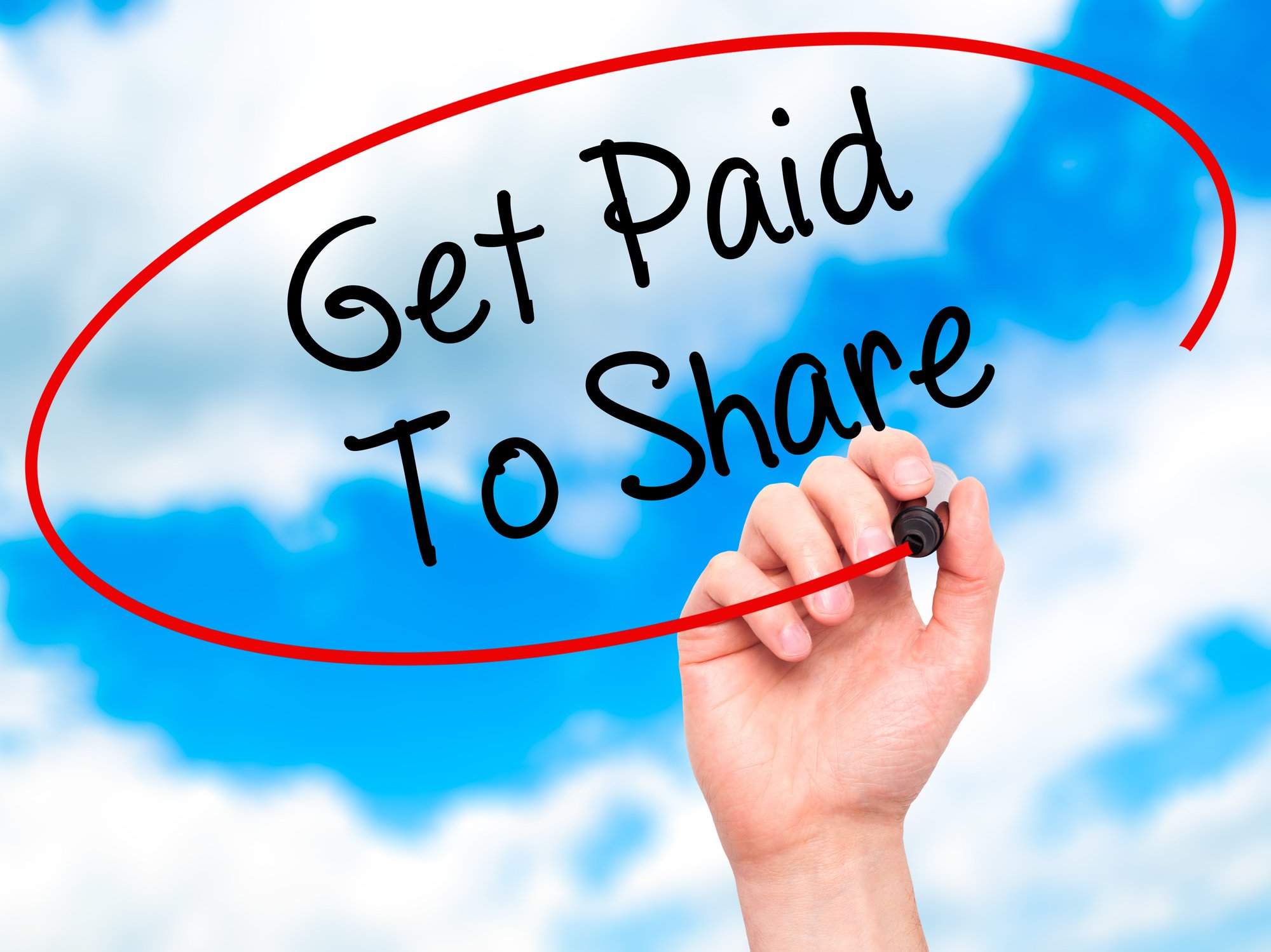 get paid to share