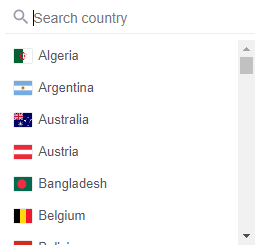 keyword surfer search countries