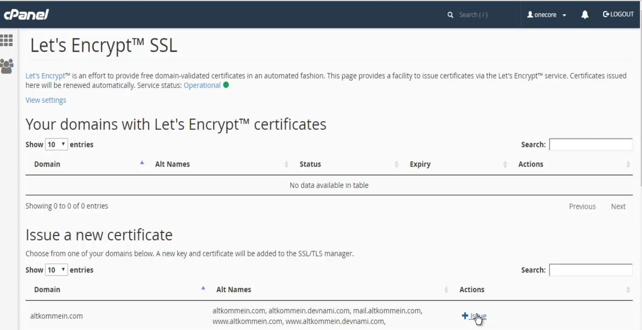 your domains