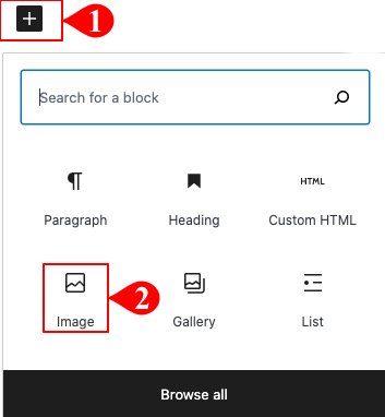 add image block