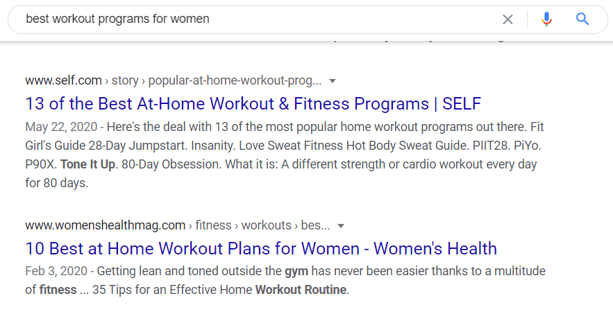 best workout programs for women